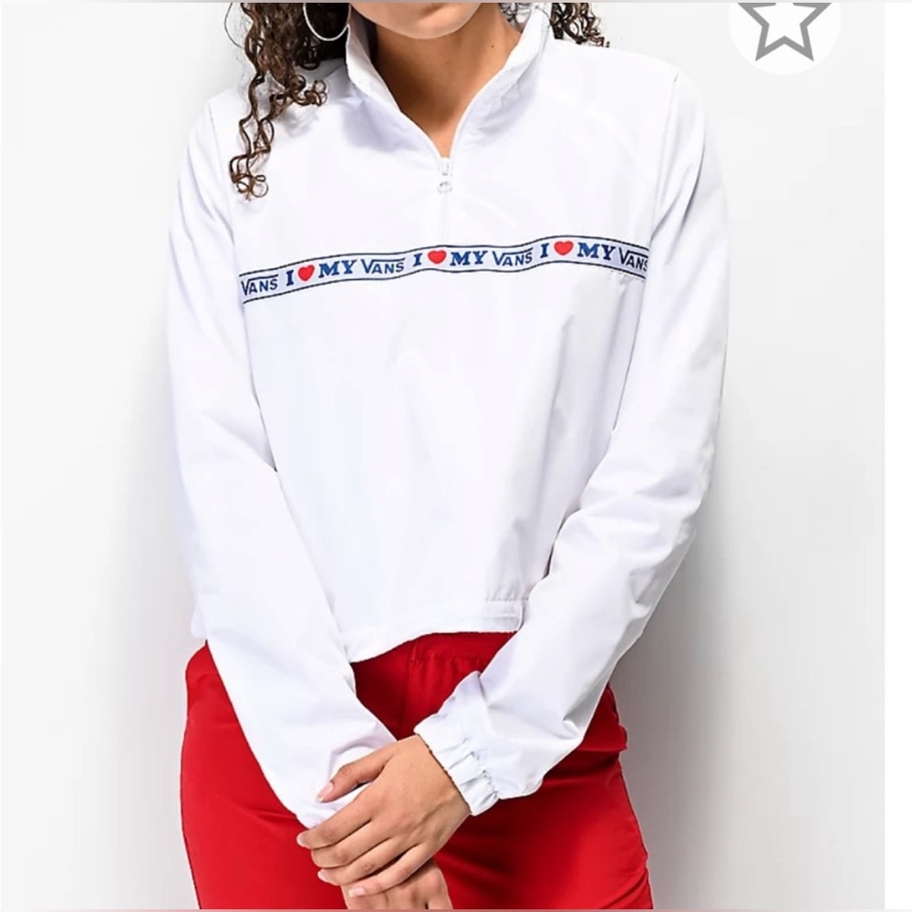 Vans Women’s  I Love My Vans Windbreaker Jacket M - Picture 9 of 13